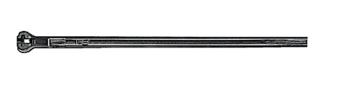 13.4" Black Nylon 6/6 Tyrap (100-Pack)
