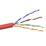 24(7)(STRANDED) 4PR Cat5e (Red) x 305m