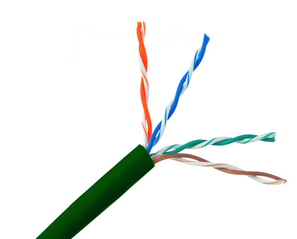 24(7)(STRANDED) 4PR Cat5e (Green) x 305m